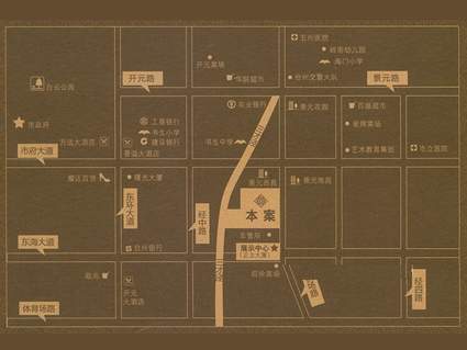 鑫鼎花园（原金鼎国际）位置图