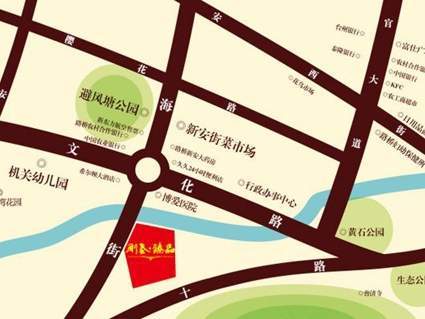刚泰臻品花园位置图