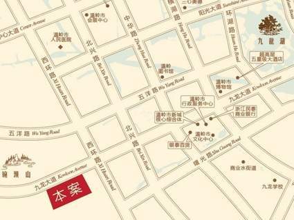 西溪山庄九龙园位置图
