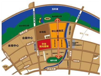 阳光星城位置图